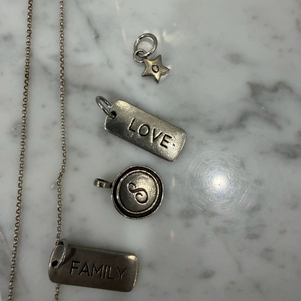 Origami owl dangle charm necklace - Picture 6 of 9